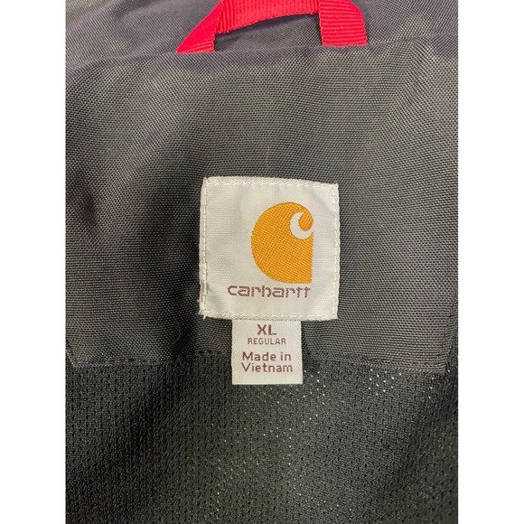 Carhartt Storm Defender Shoreline Hooded Work Jacket RL Carriers Waterproof XL - Picture 14 of 16